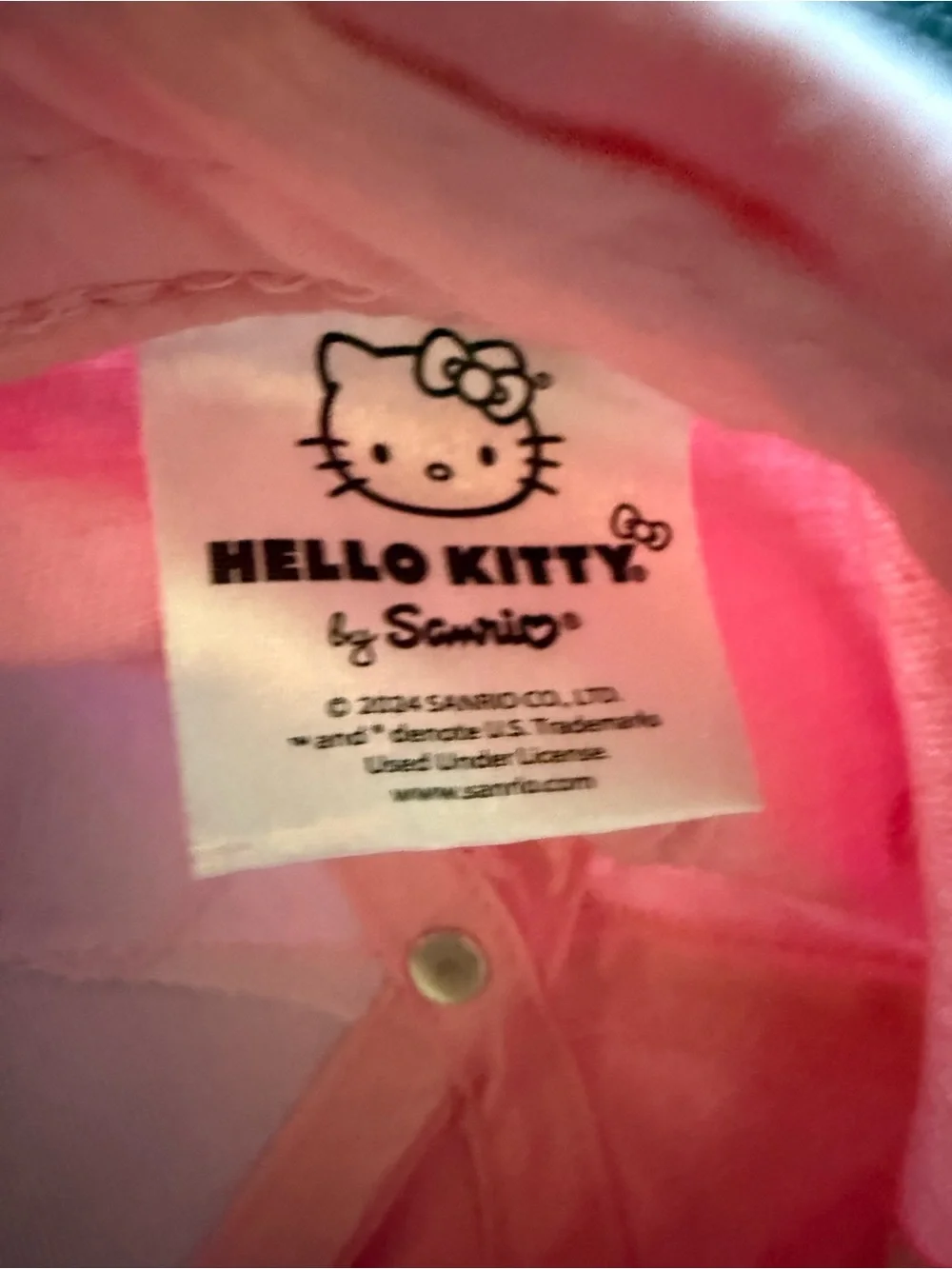 Sanrio Hello Kitty Pink Sparkle Baseball Cap